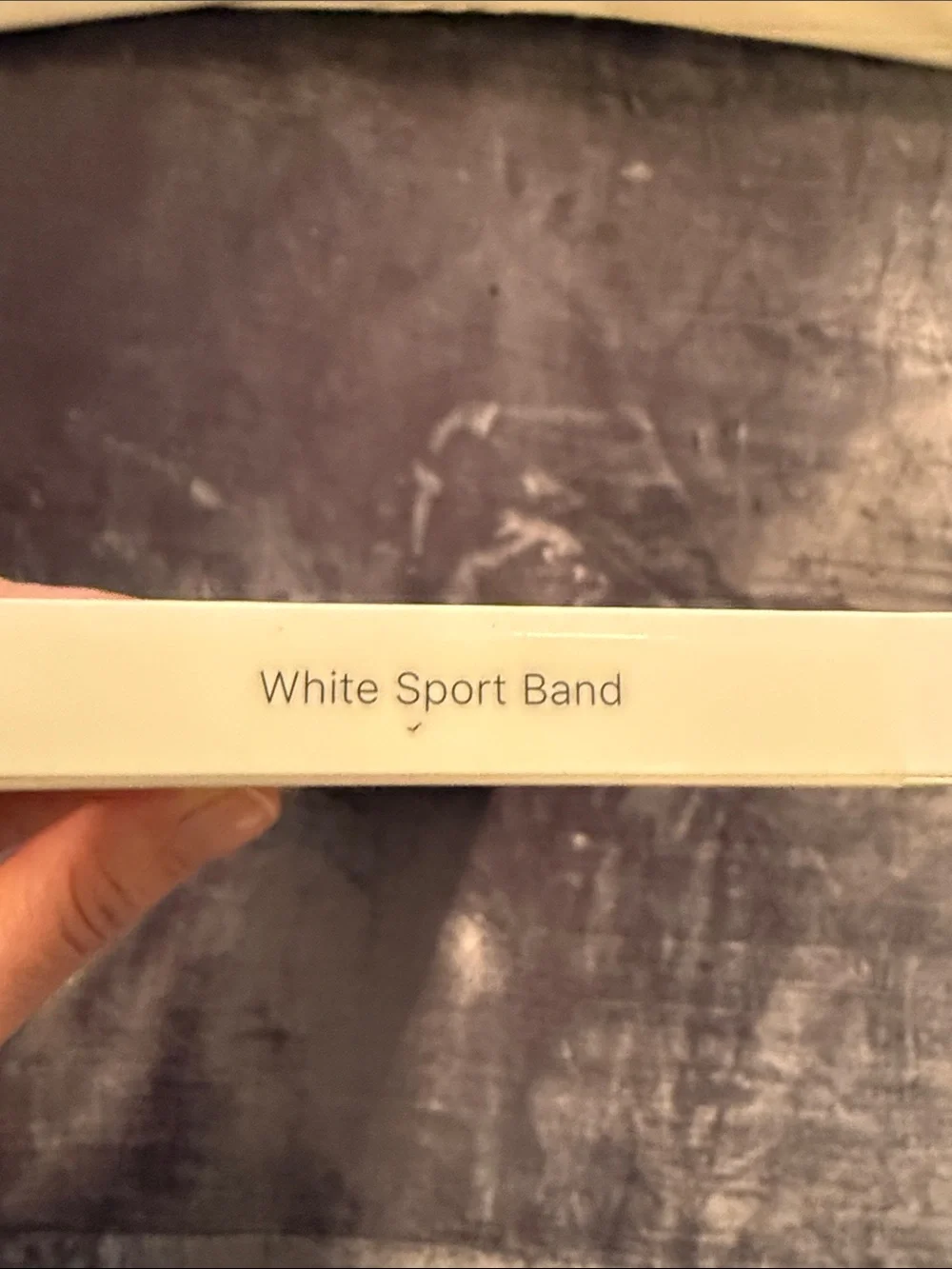 Apple Silicone Sport Band in White Size M/L
